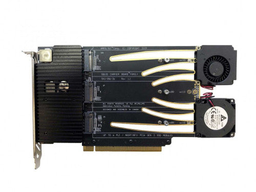 Squid PCI Express Gen 3 Carrier Board for six (6) M.2 NVME PCIe SSD modules Squid PCI Express Gen 3 Carrier Board for six (6) M.2 NVME PCIe SSD modules